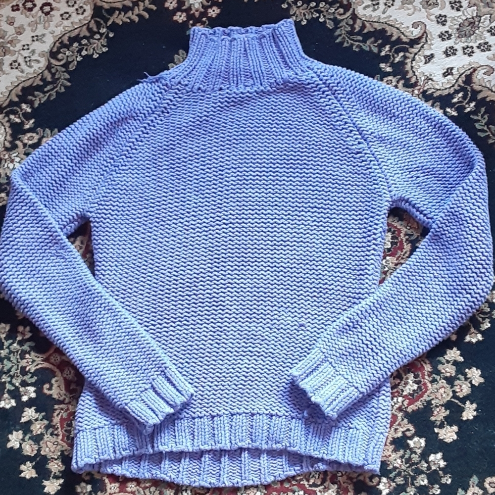 Open knit sweater